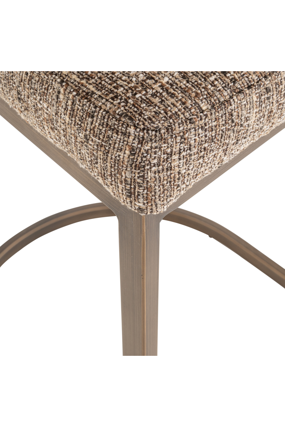 Brown Cantilevered Bar Stool Set (2) | Oroa.com
