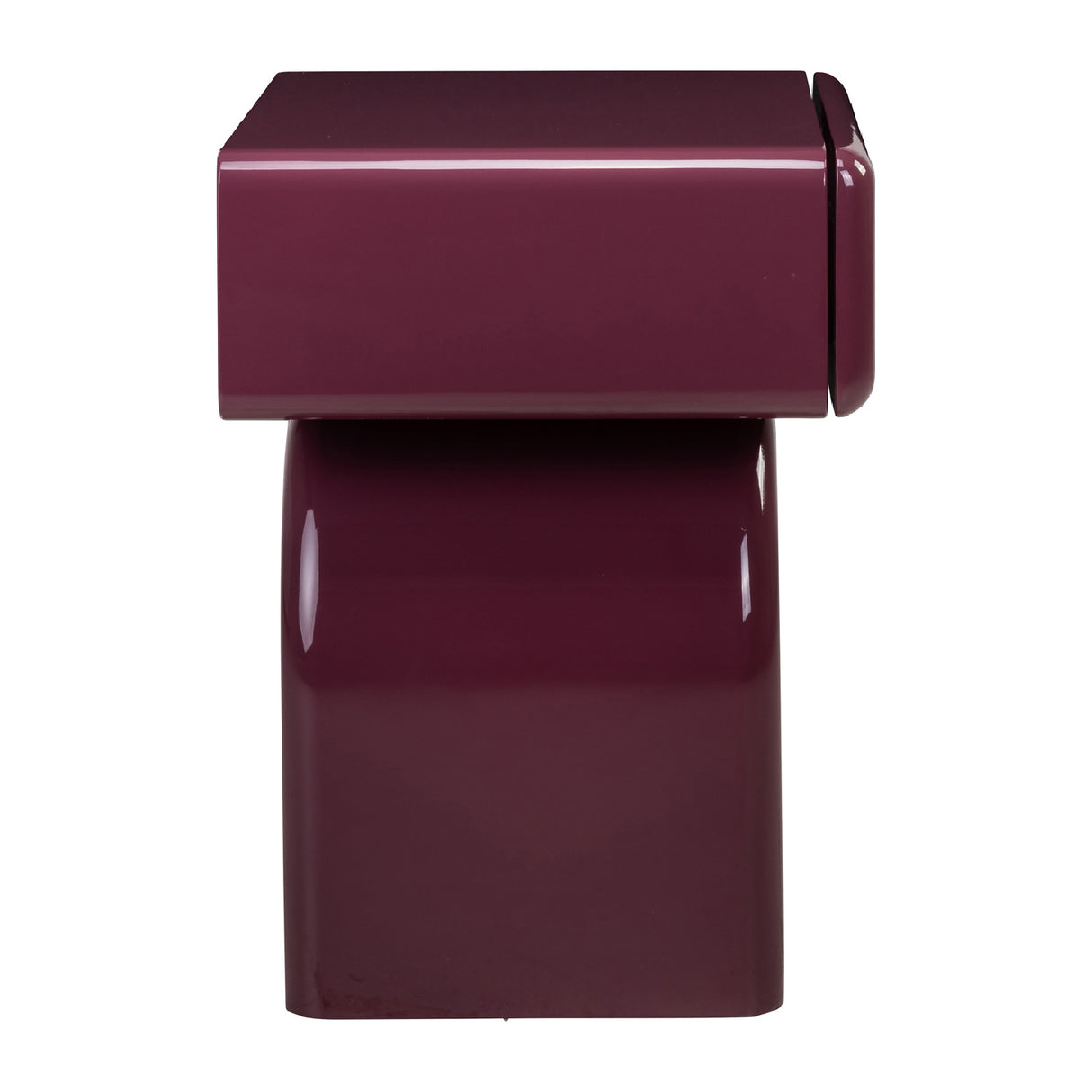 Modern European furniture - Modern Arched 1-Drawer Nightstand - www.oroa.com | Oroa.com