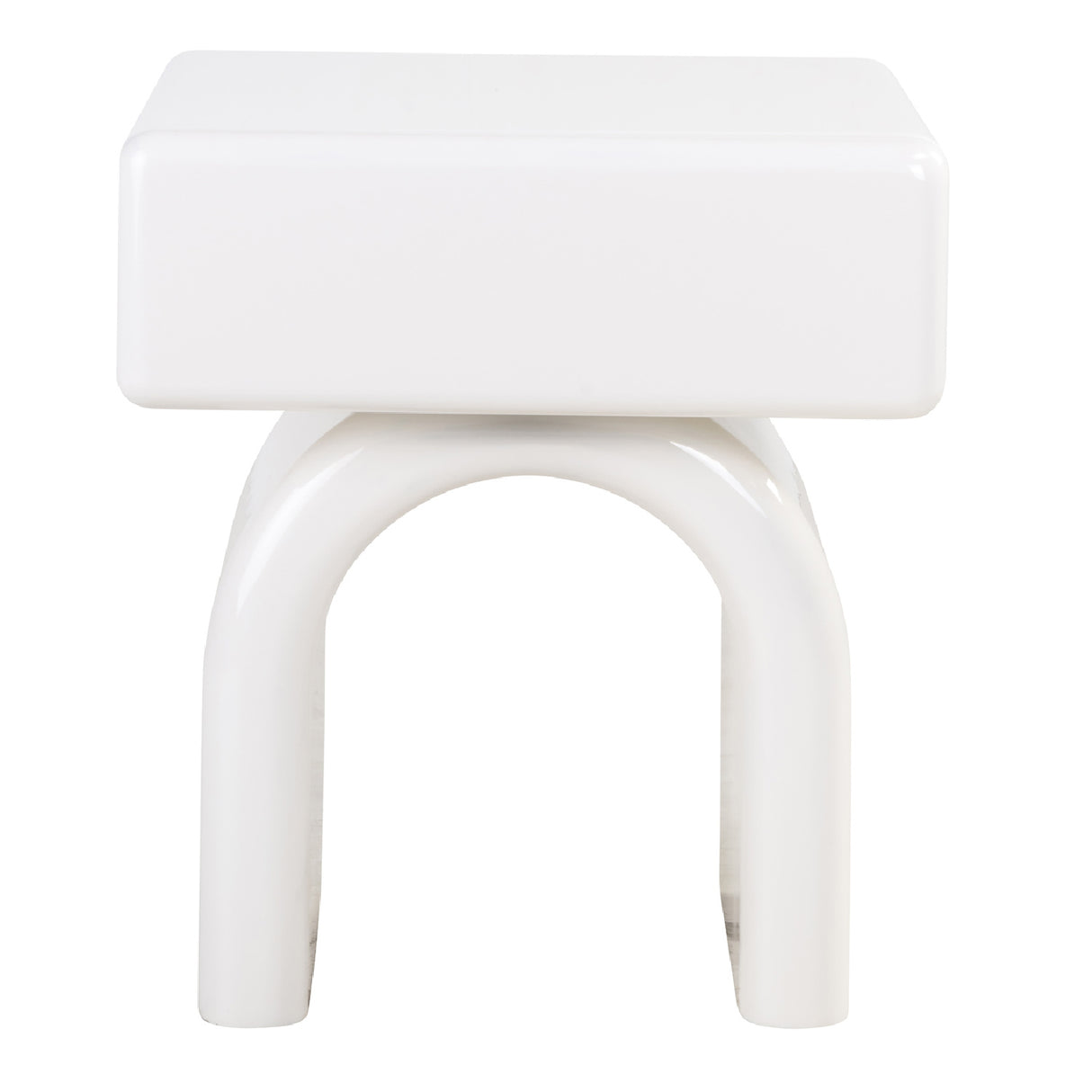 Modern European furniture - Modern Arched 1-Drawer Nightstand - www.oroa.com | Oroa.com