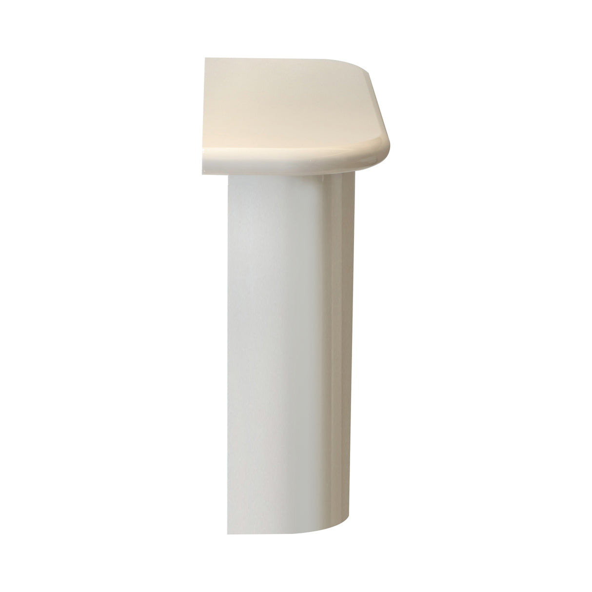Contract furniture - White Central-Base Console Table - www.oroatrade.com | Oroa.com