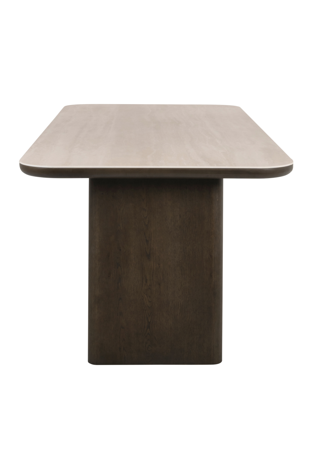 Travertine Ceramic Dining Table | Oroa.com