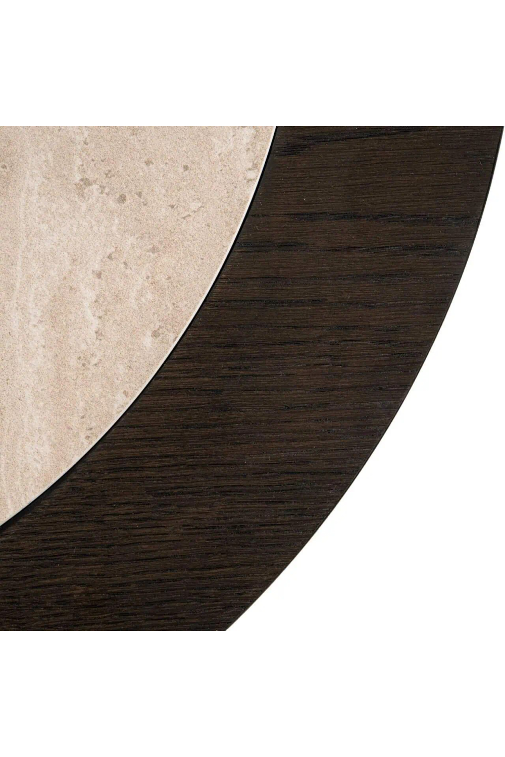 Brown Oak Round End Table | Oroa.com