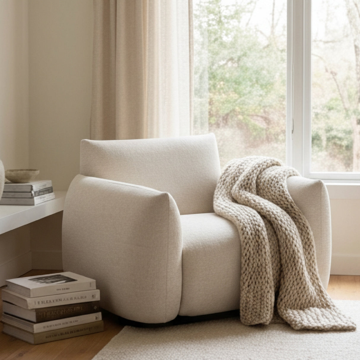 Modern European furniture - Chunky Outdoor Lounge Chair - www.oroa.com | Oroa.com