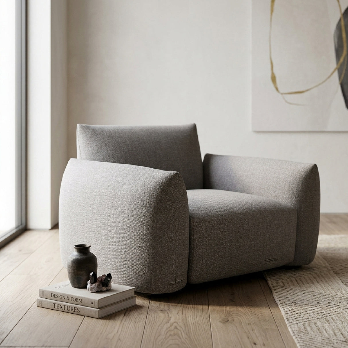 Modern European furniture - Chunky Outdoor Lounge Chair - www.oroa.com | Oroa.com