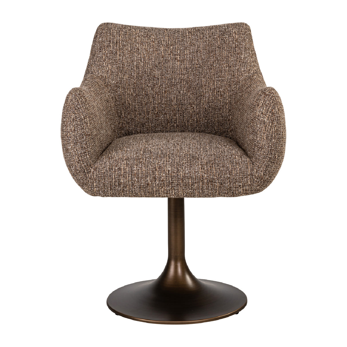 Modern European furniture - Upholstered Dining Swivel Chair - www.oroa.com | Oroa.com