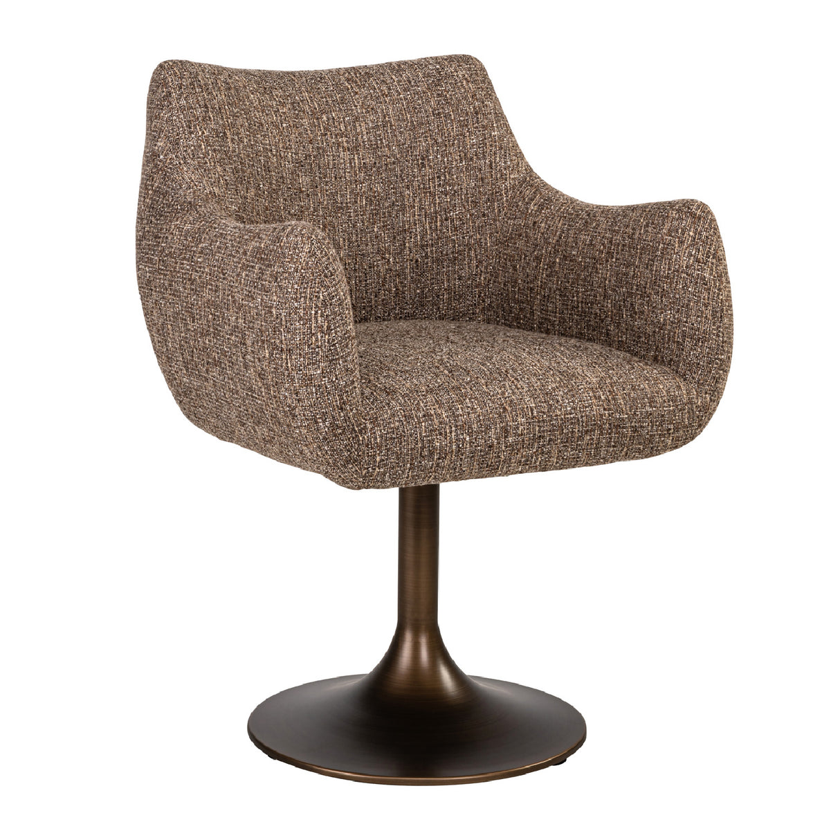 Modern European furniture - Upholstered Dining Swivel Chair - www.oroa.com | Oroa.com