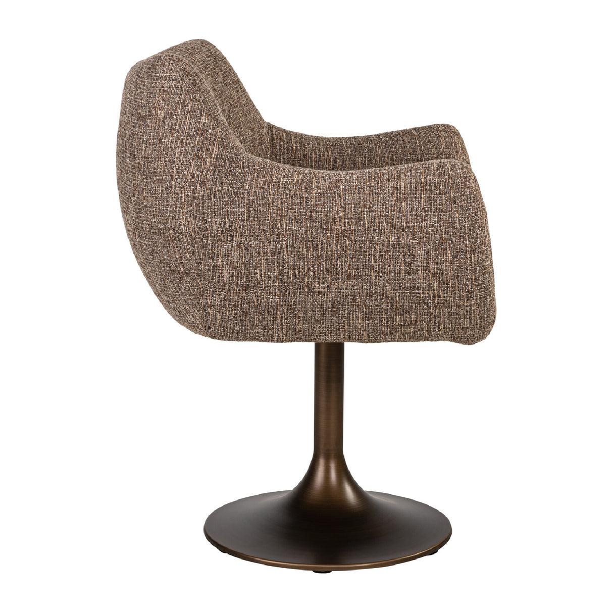 Modern European furniture - Upholstered Dining Swivel Chair - www.oroa.com | Oroa.com