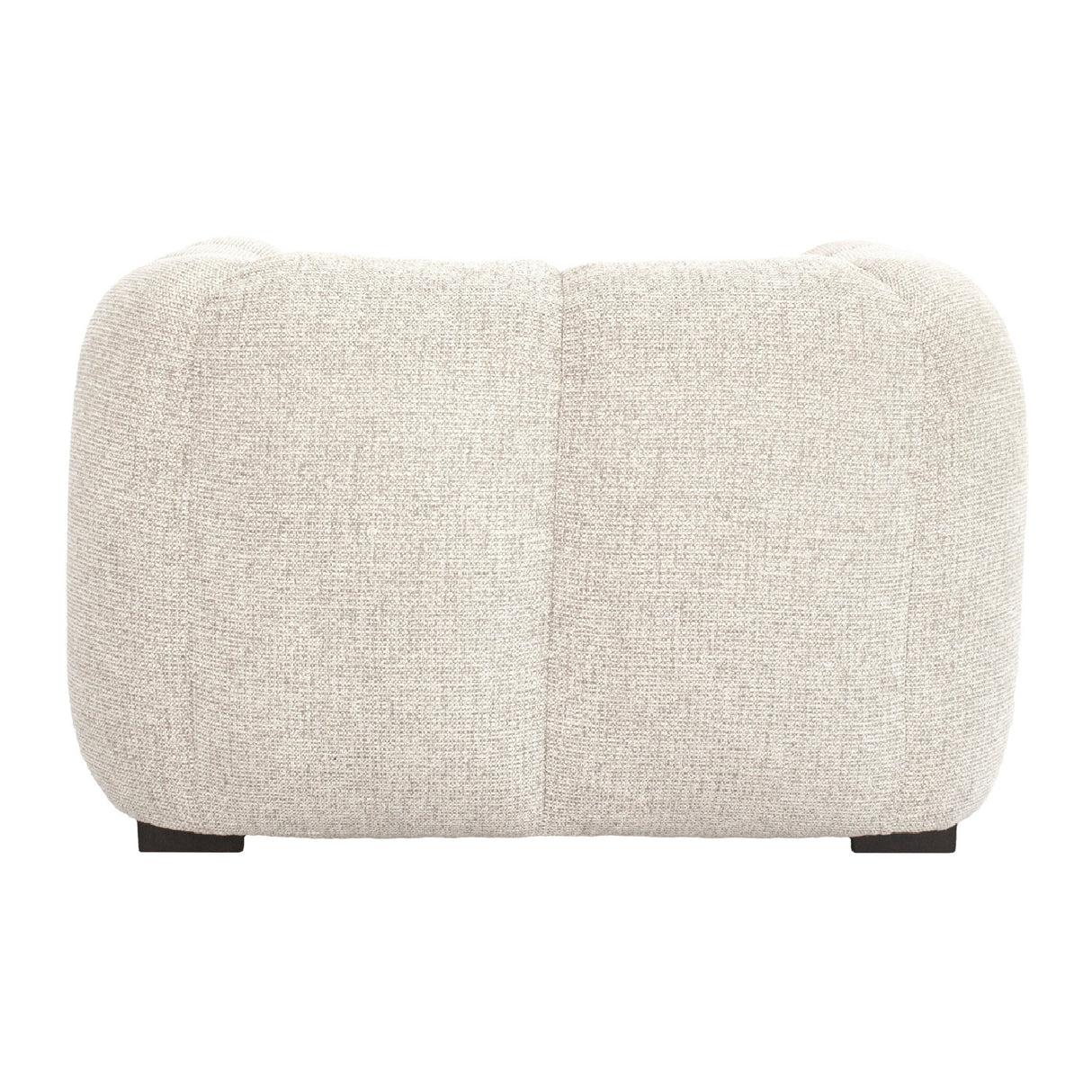 Modern European furniture - Cream Channeled Lounge Chair - www.oroa.com | Oroa.com