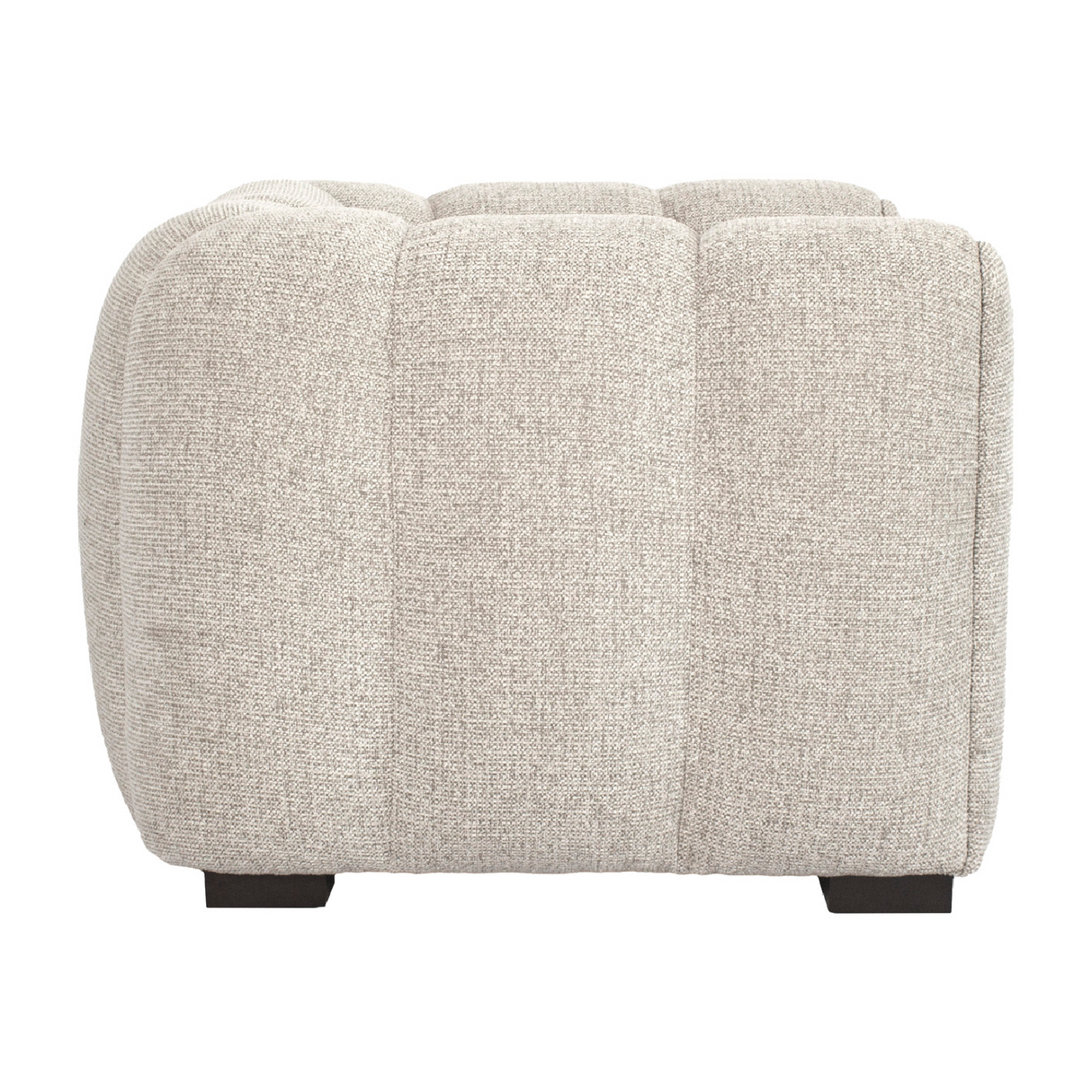 Modern European furniture - Cream Channeled Lounge Chair - www.oroa.com | Oroa.com