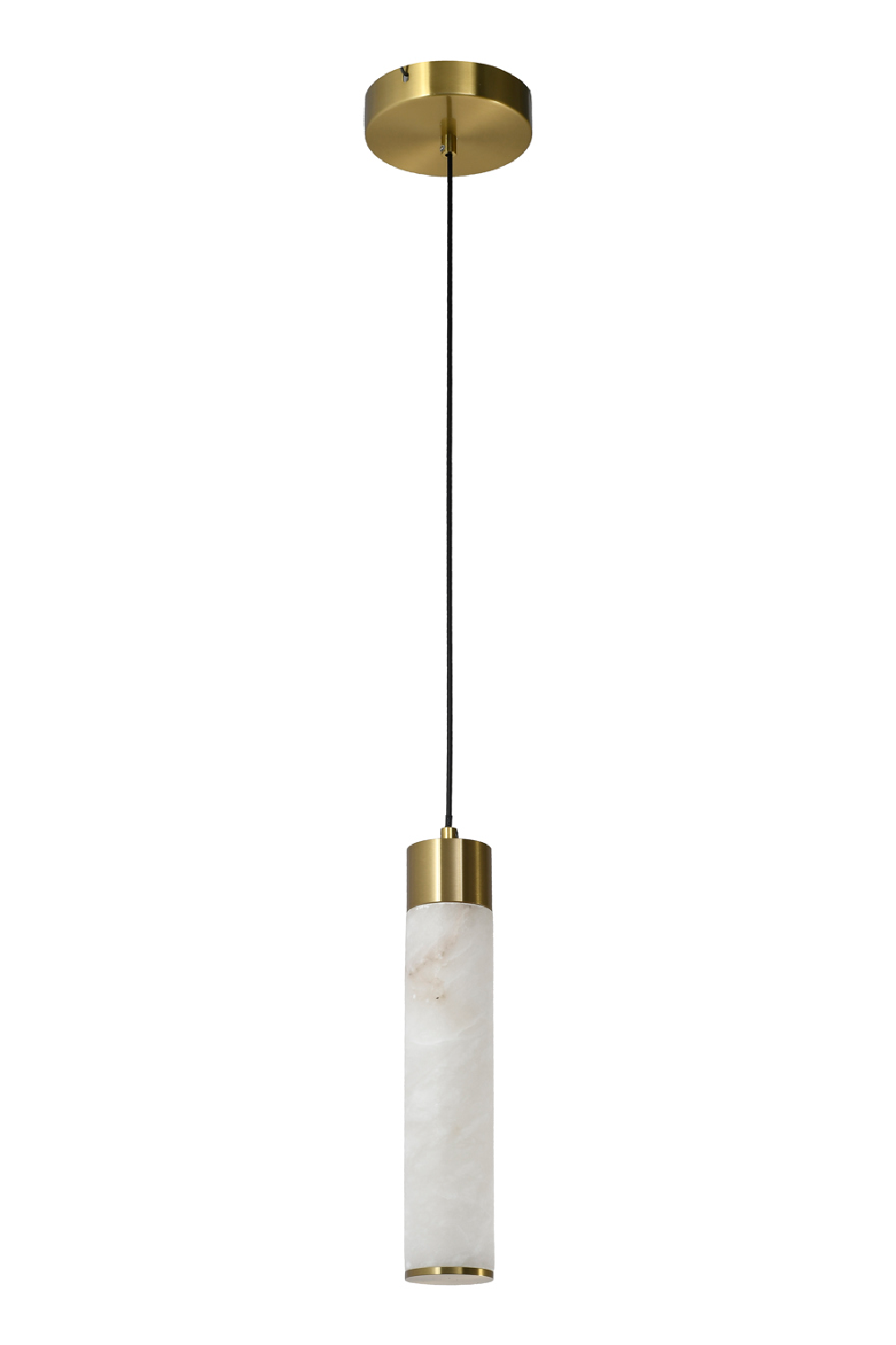 Modern European furniture - White Tubular Alabaster Chandelier - www.oroa.com