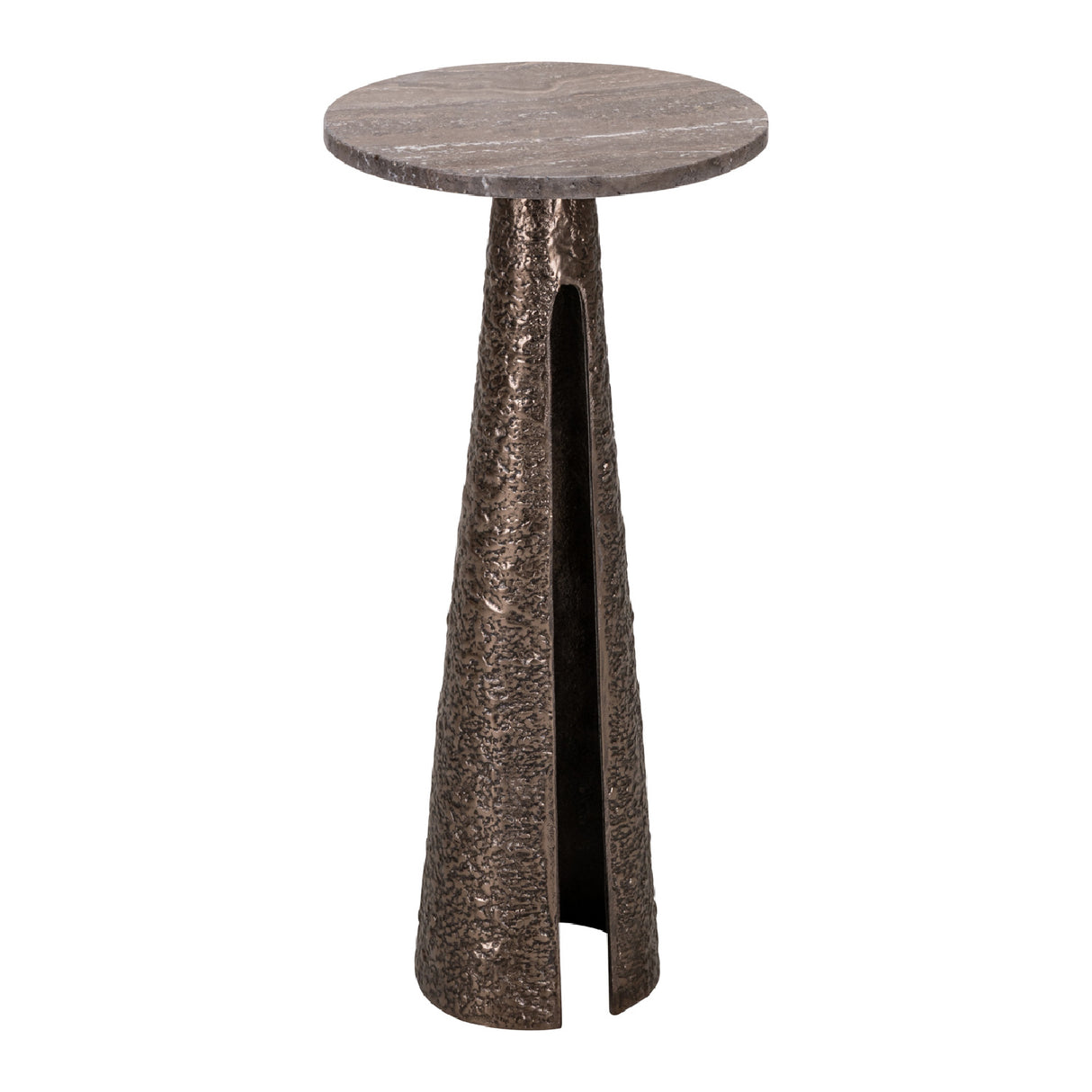 Modern European furniture - Bronze Base End Table - www.oroa.com | Oroa.com