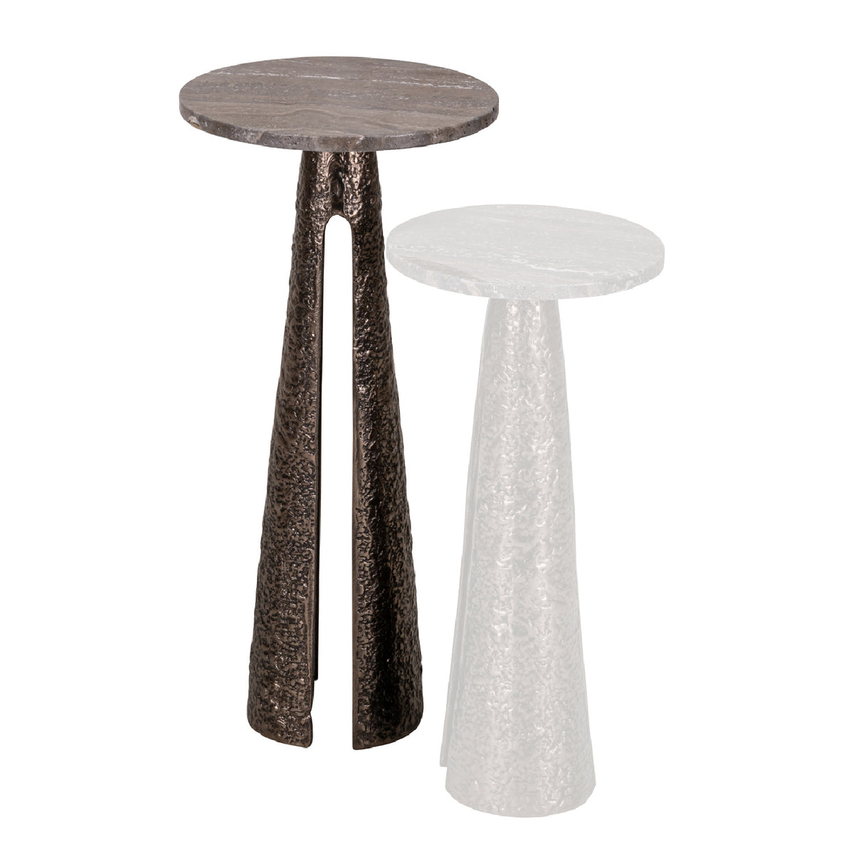 Modern European furniture - Bronze Base End Table - www.oroa.com | Oroa.com