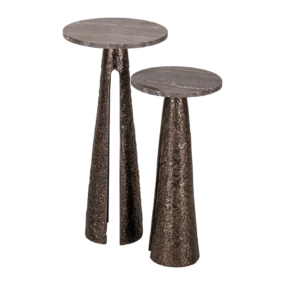Modern European furniture - Bronze Base End Table - www.oroa.com | Oroa.com