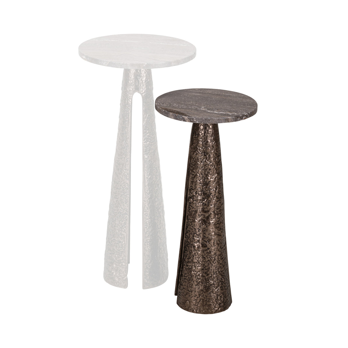 Modern European furniture - Bronze Base End Table - www.oroa.com | Oroa.com