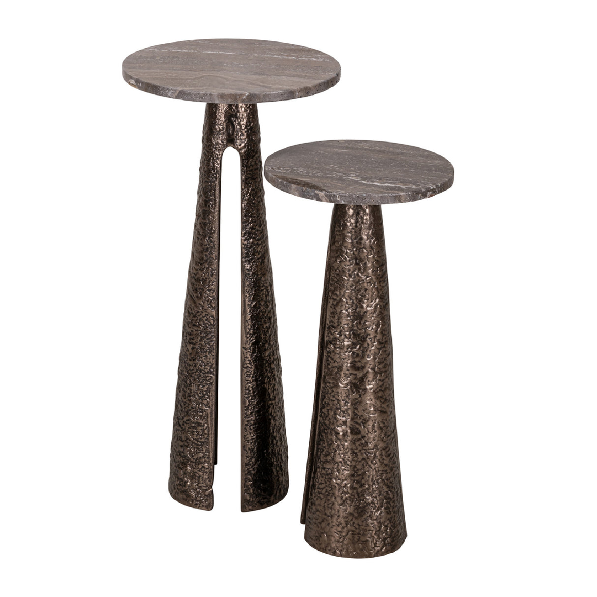 Modern European furniture - Bronze Base End Table - www.oroa.com | Oroa.com