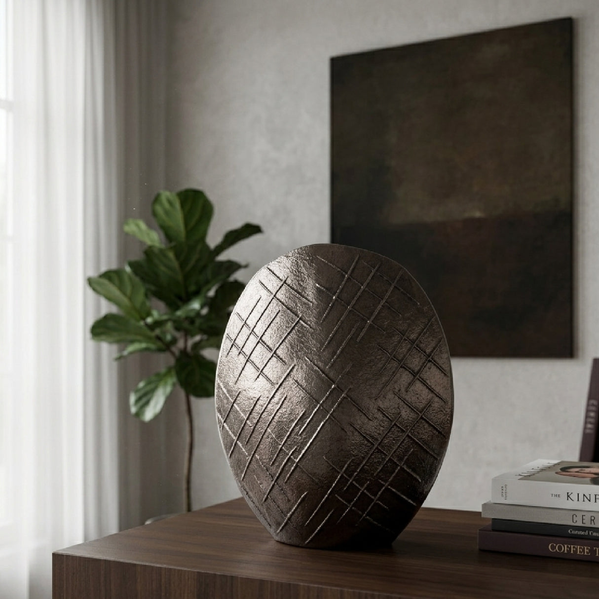 Modern European furniture - Bronze Aluminum Vase - www.oroa.com | Oroa.com