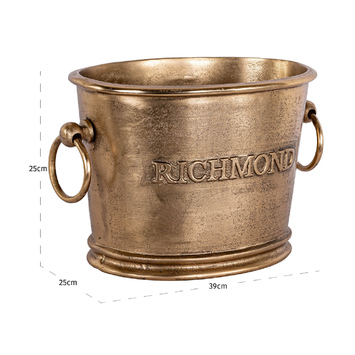 Modern European furniture - Antique Brass Wine Cooler - www.oroa.com | Oroa.com