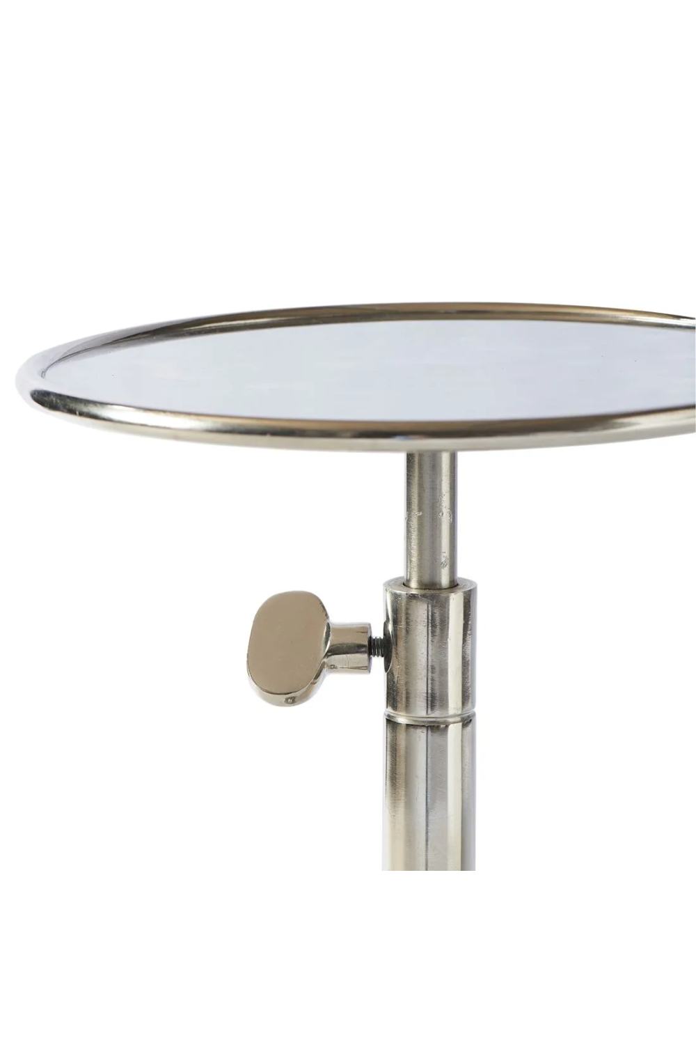Silver Adjustable Pedestal Side Table | Rivièra Maison Venice | Oroa.com