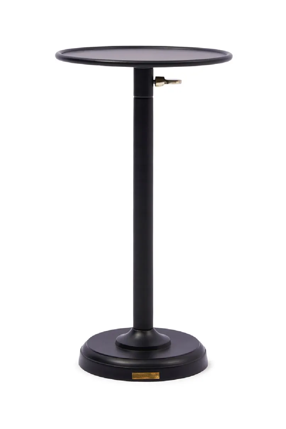 Black Aluminum Pedestal End Table | Rivièra Maison Venice | Oroa.com