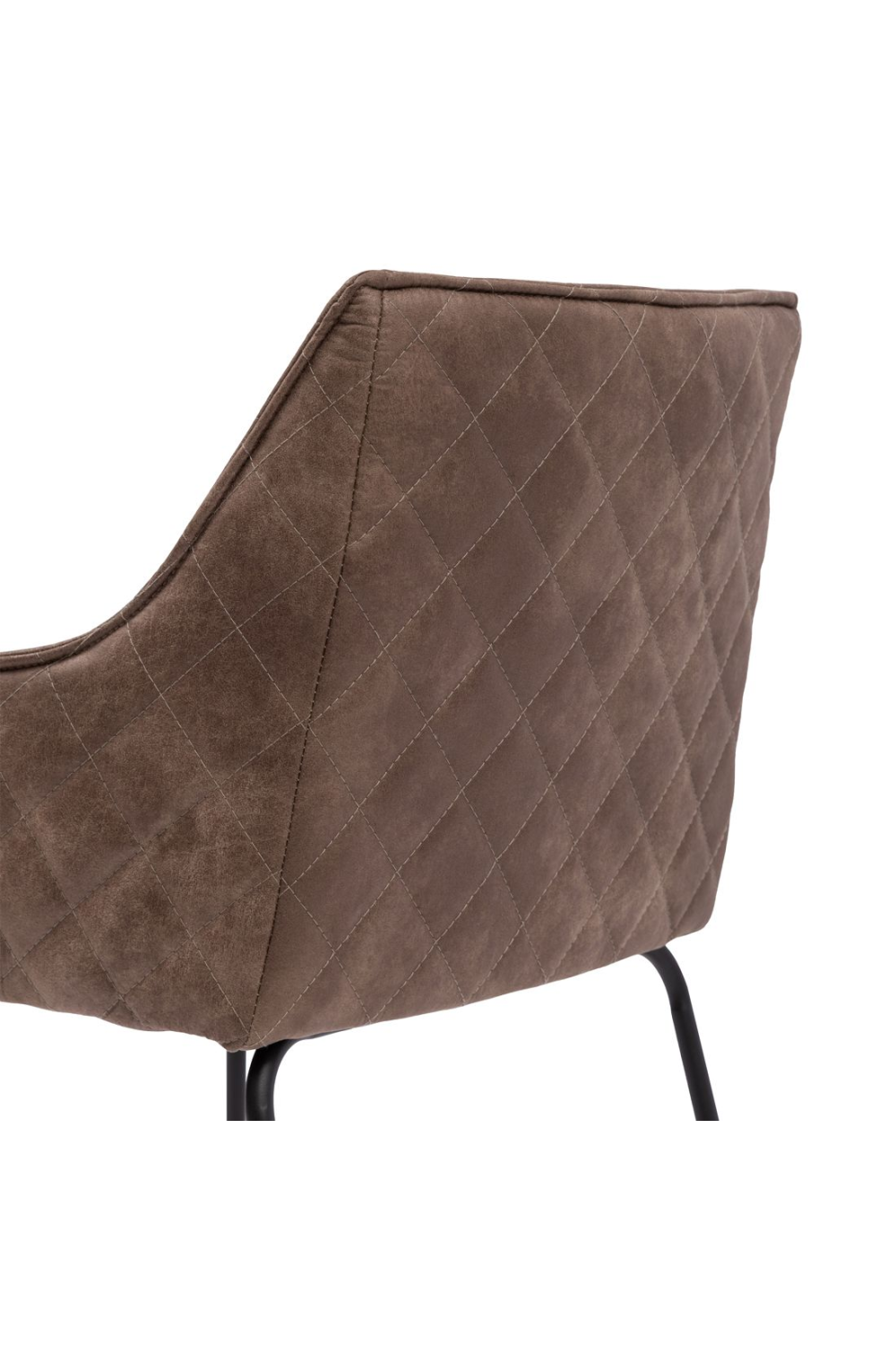 Quilted Leather Counter Stool | Rivièra Maison Frisco Drive | Oroa.com