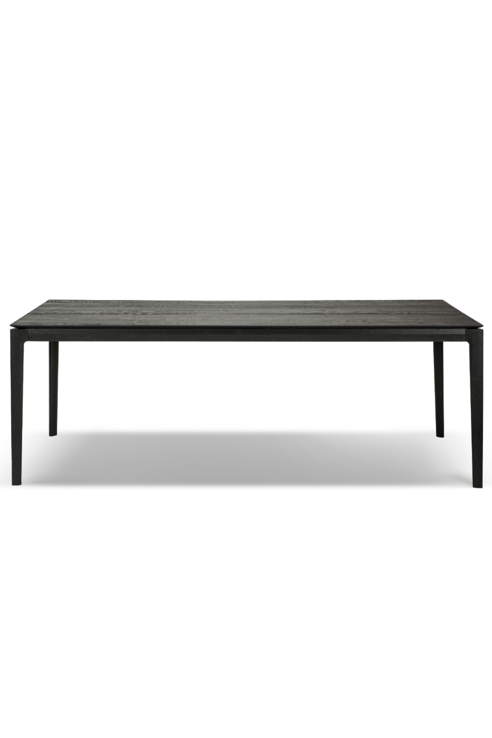 Black Oak Minimalist Dining Table | Ethnicraft Bok | Oroa.com
