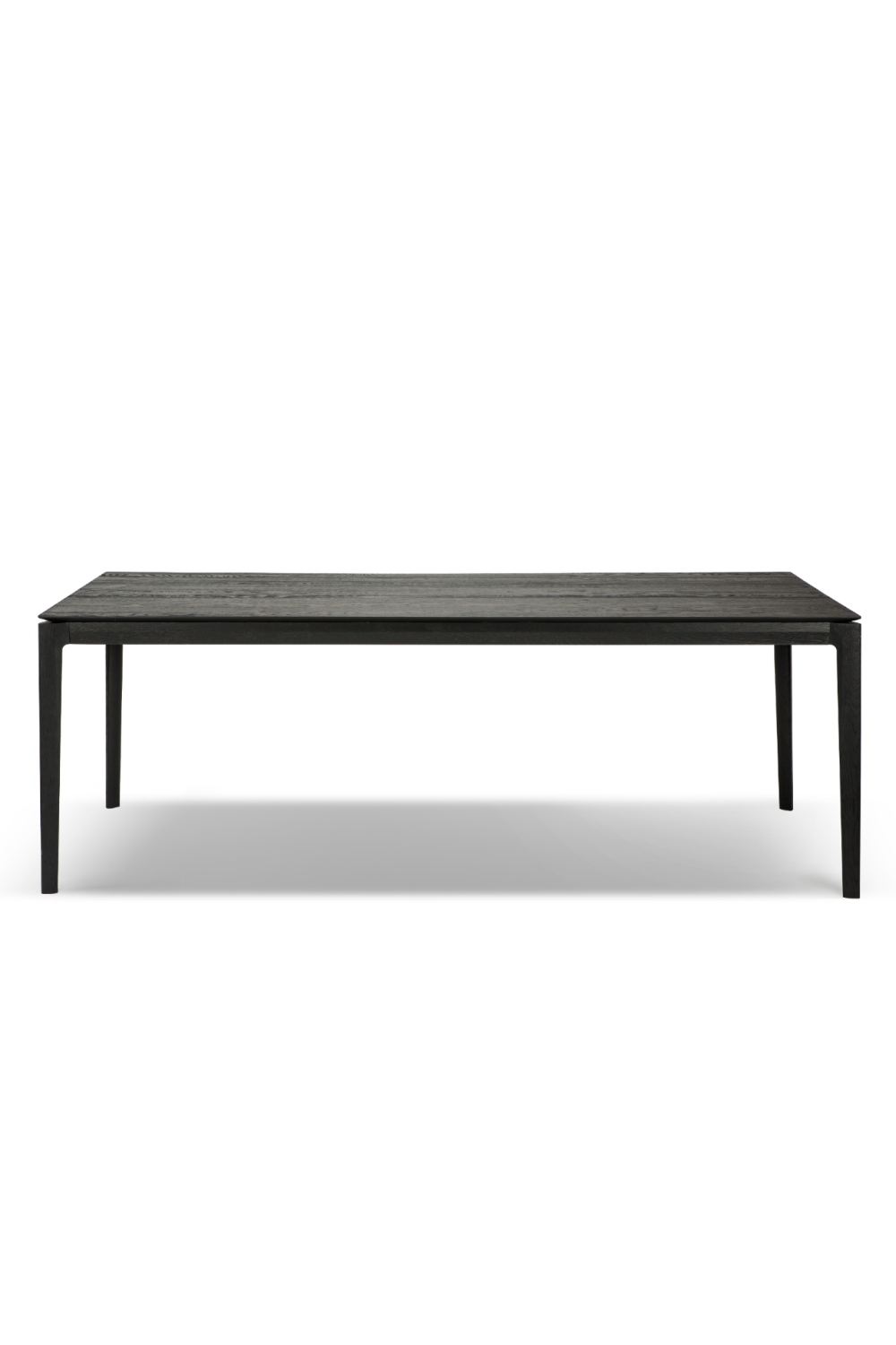 Black Oak Minimalist Dining Table | Ethnicraft Bok | Oroa.com