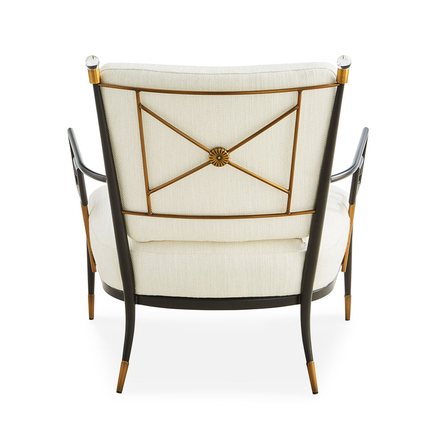 Linen Upholstered Accent Chair | Jonathan Adler Rider | Oroa.com