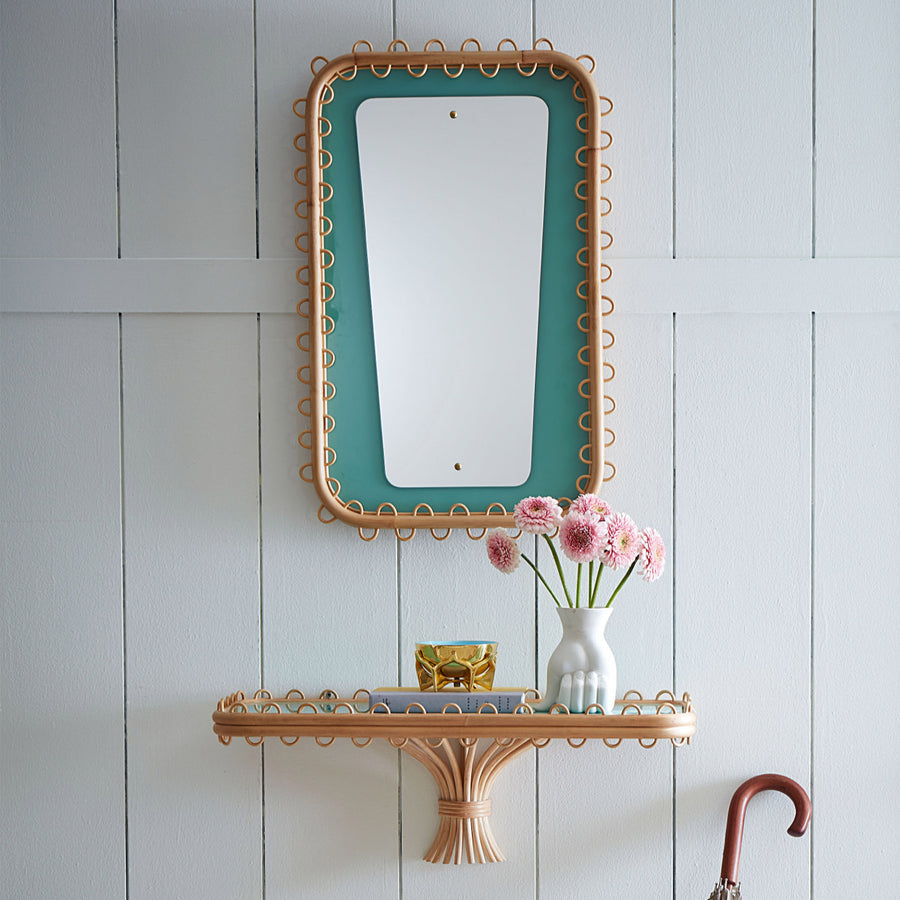 Reeds Framed Accent Mirror | Jonathan Adler Riviera | Oroa.com