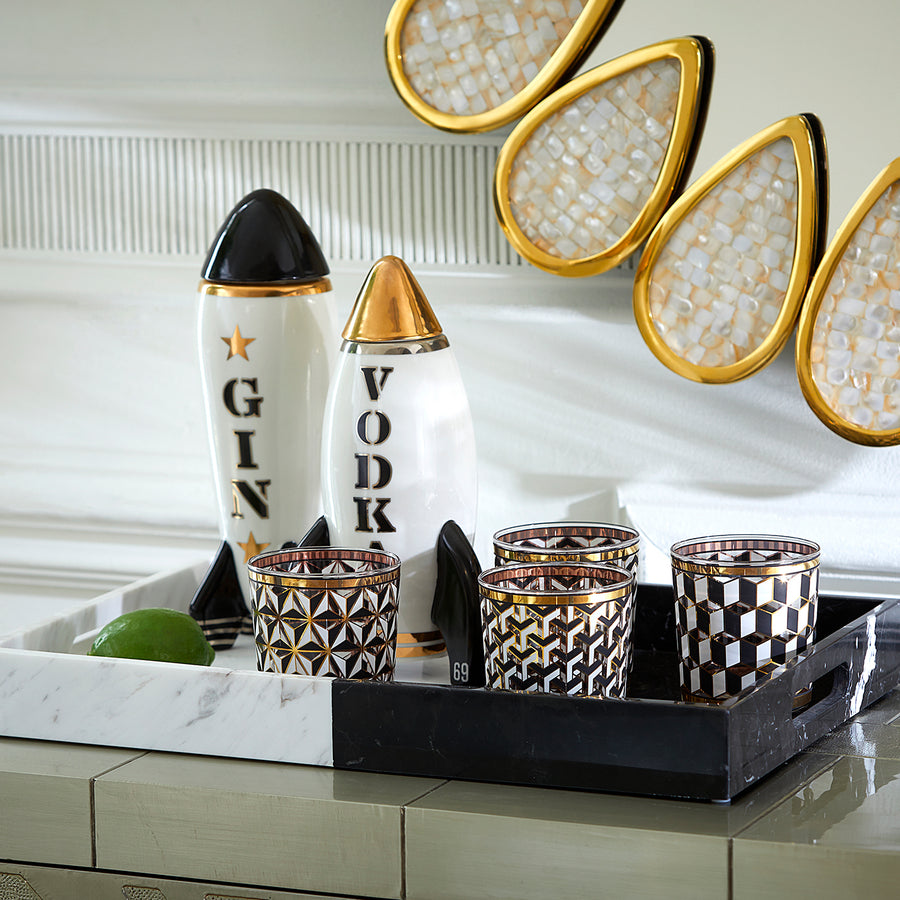 Glossy Porcelain Gin Decanter | Jonathan Adler Rocket | Oroa.com