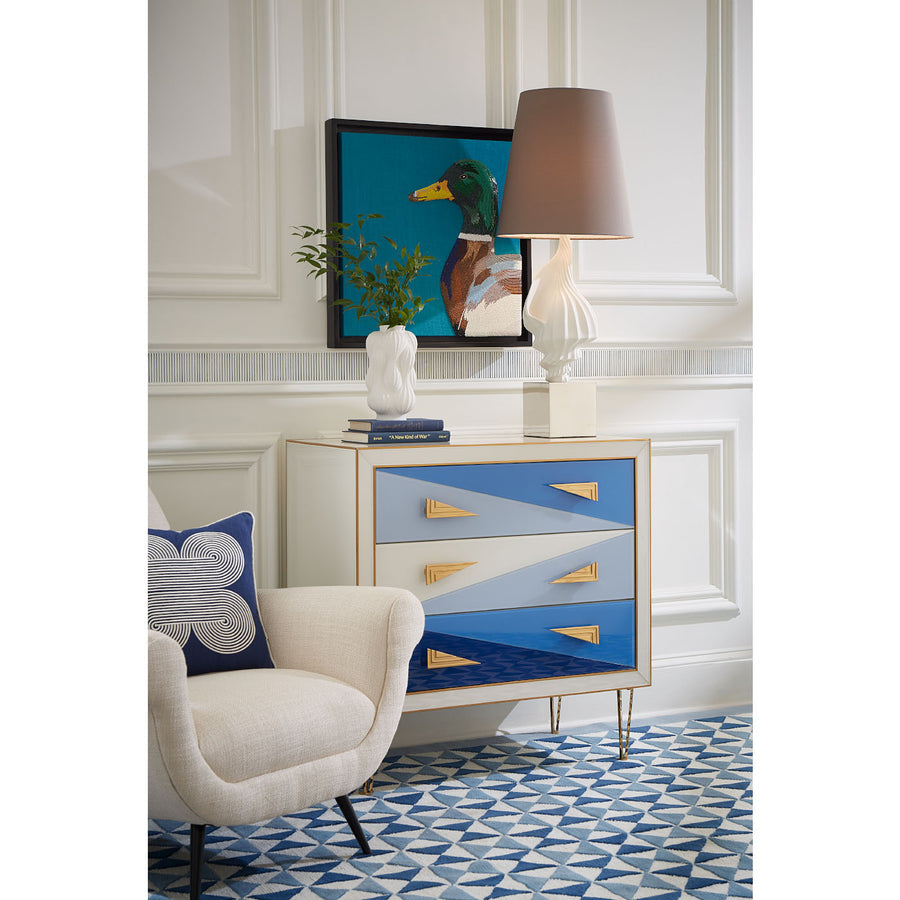 Carved Porcelain Vase L | Jonathan Adler Balloon | Oroa.com