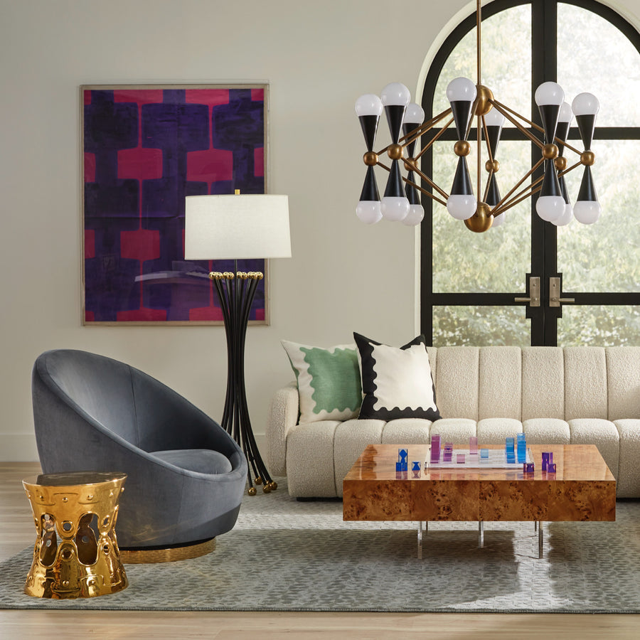 Velvet Rocker Swivel Chair | Jonathan Adler Ether | Oroa.com
