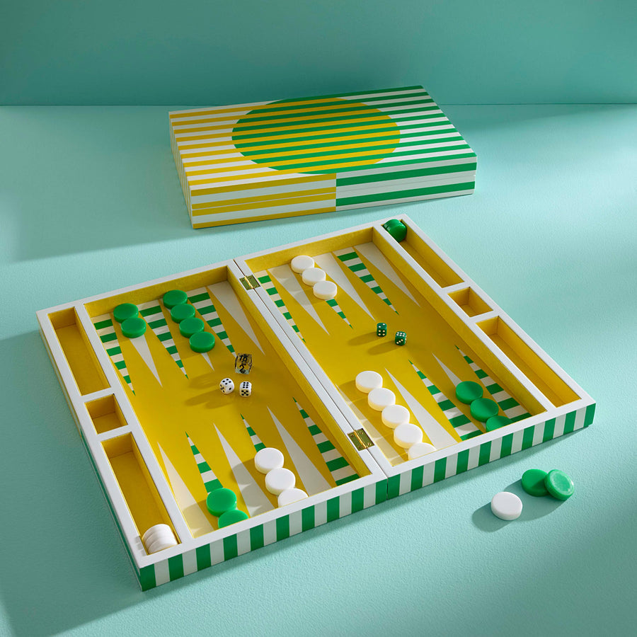 High-Gloss Backgammon Set | Jonathan Adler Copenhagen | Oroa.com