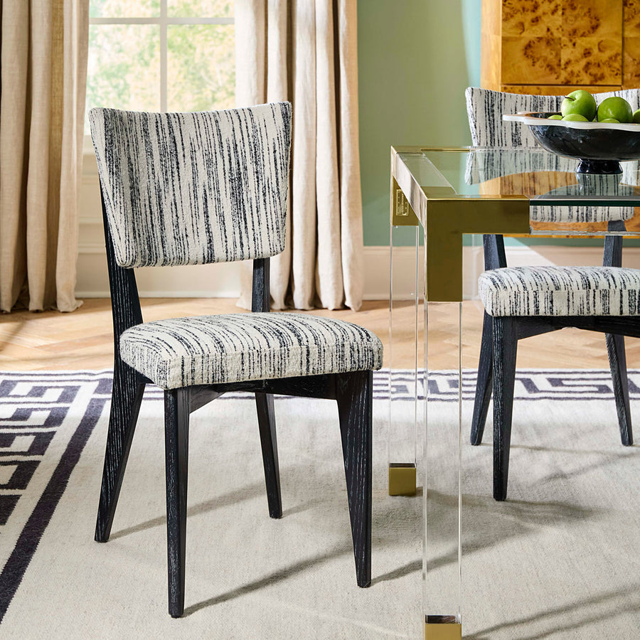 Wood Framed Dining Chair | Jonathan Adler Rivi Gauche | Oroa.com