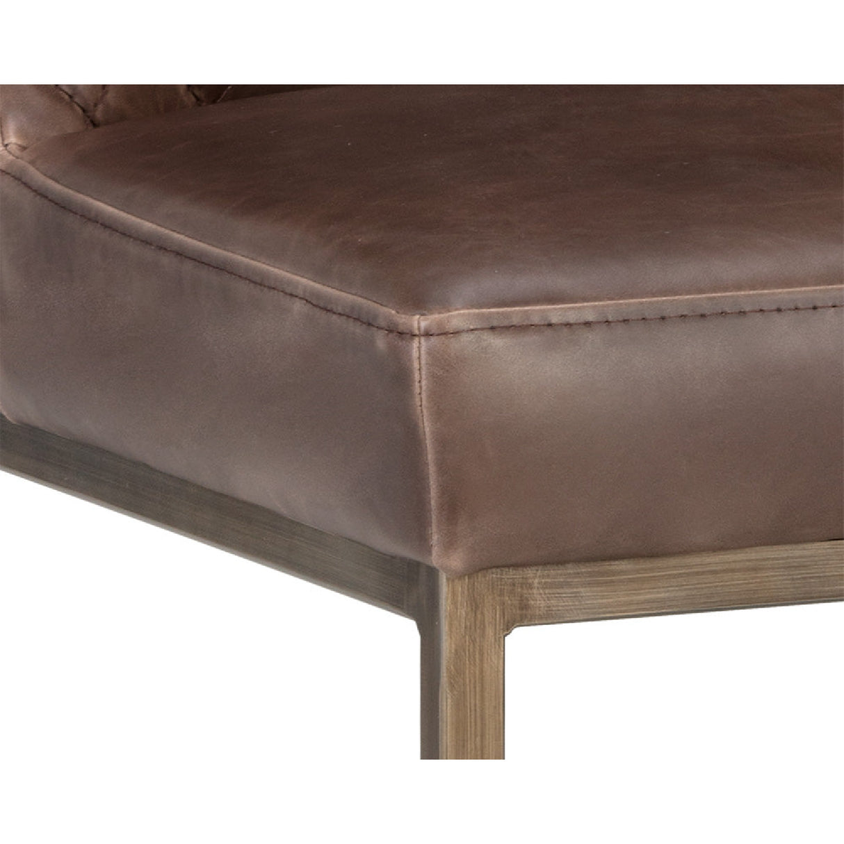 Modern European furniture - Diamond-Stitched Leather-Inspired Dining Chairs (2) - www.oroa.com | Oroa.com