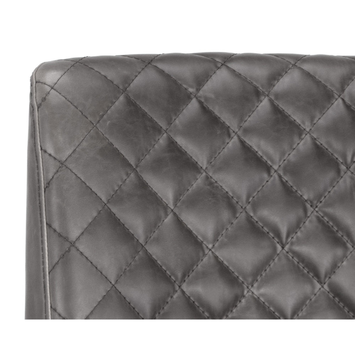 Modern European furniture - Diamond-Stitched Leather-Inspired Dining Chairs (2) - www.oroa.com | Oroa.com