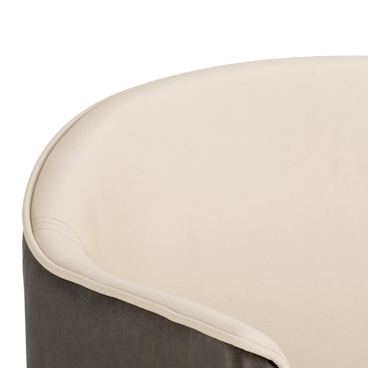 Modern European furniture - Cream Leather Dining Armchair - www.oroa.com | Oroa.com
