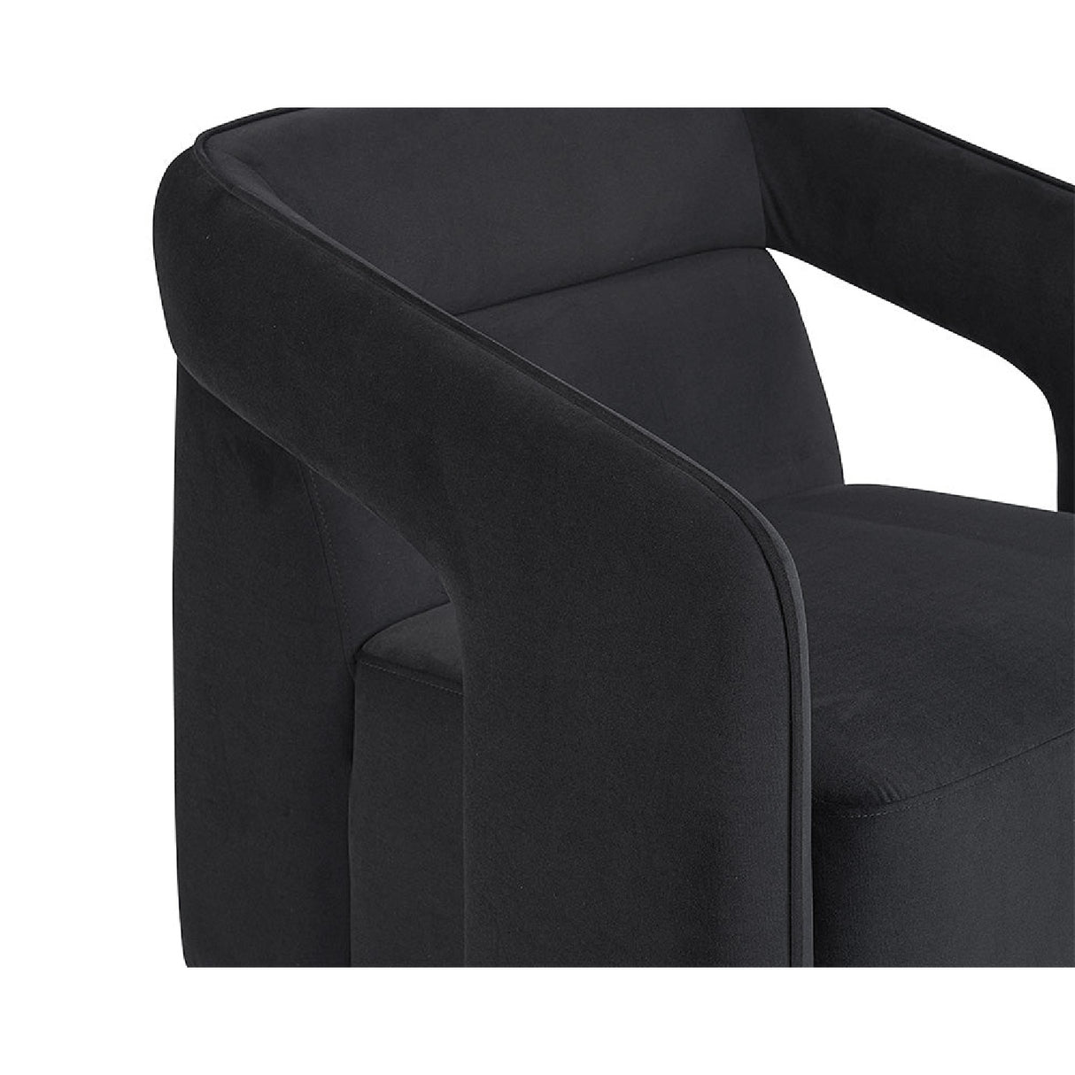 Modern European furniture - Fabric Upholstered Swivel Lounge Chair - www.oroa.com | Oroa.com