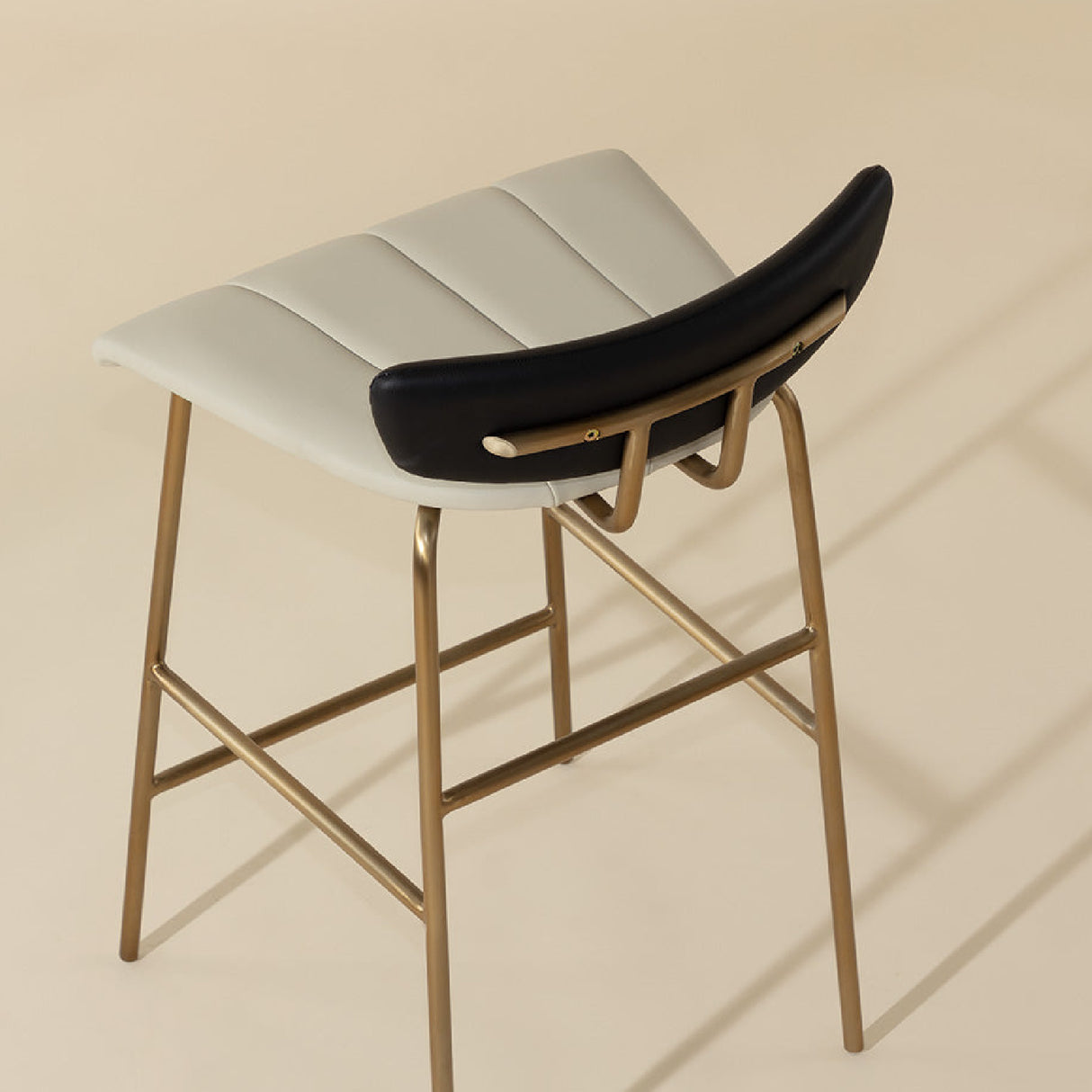 Modern European furniture - Leather Inspired Counter Stool - www.oroa.com | Oroa.com