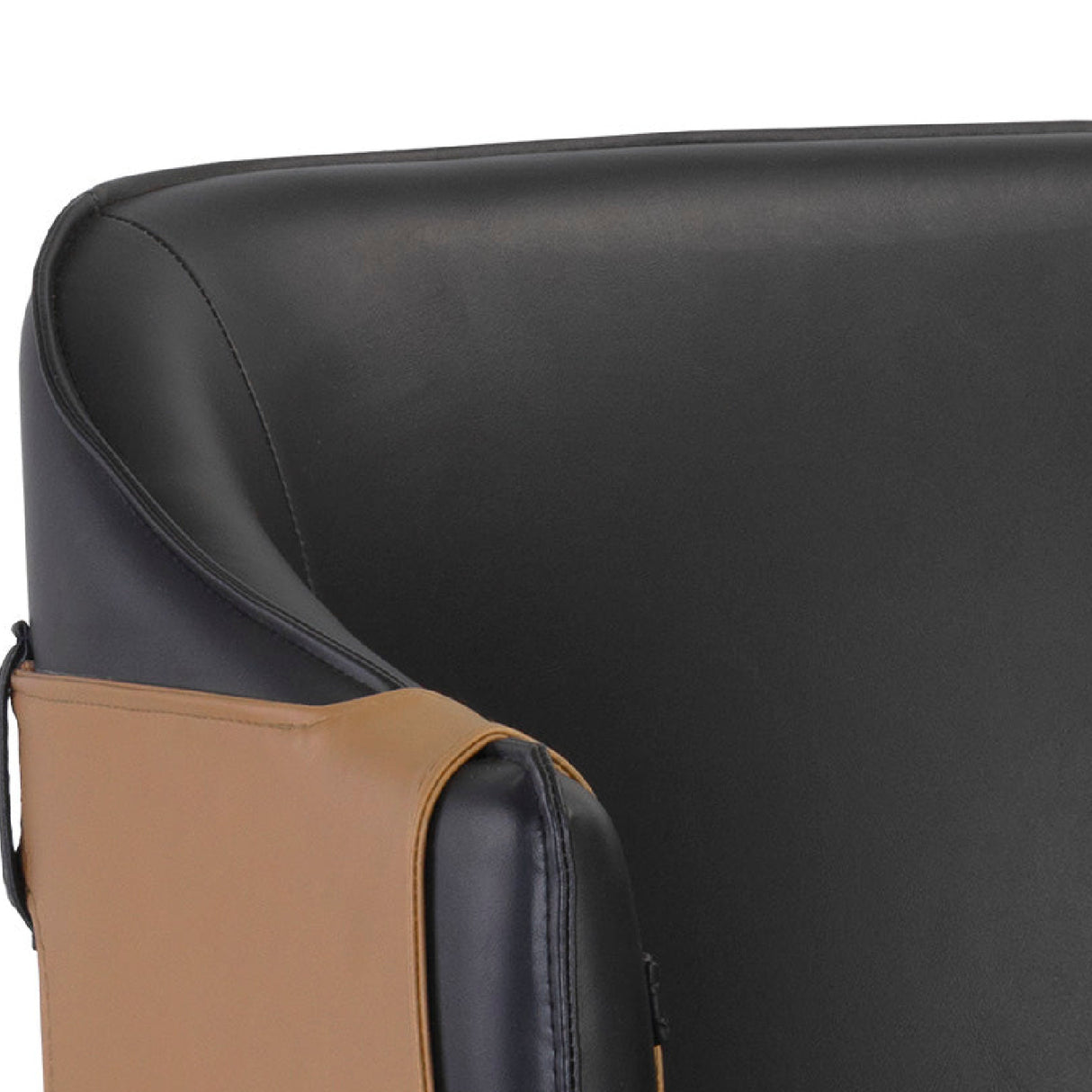 Modern European furniture - Two-Toned Leather Bar Stool - www.oroa.com | Oroa.com