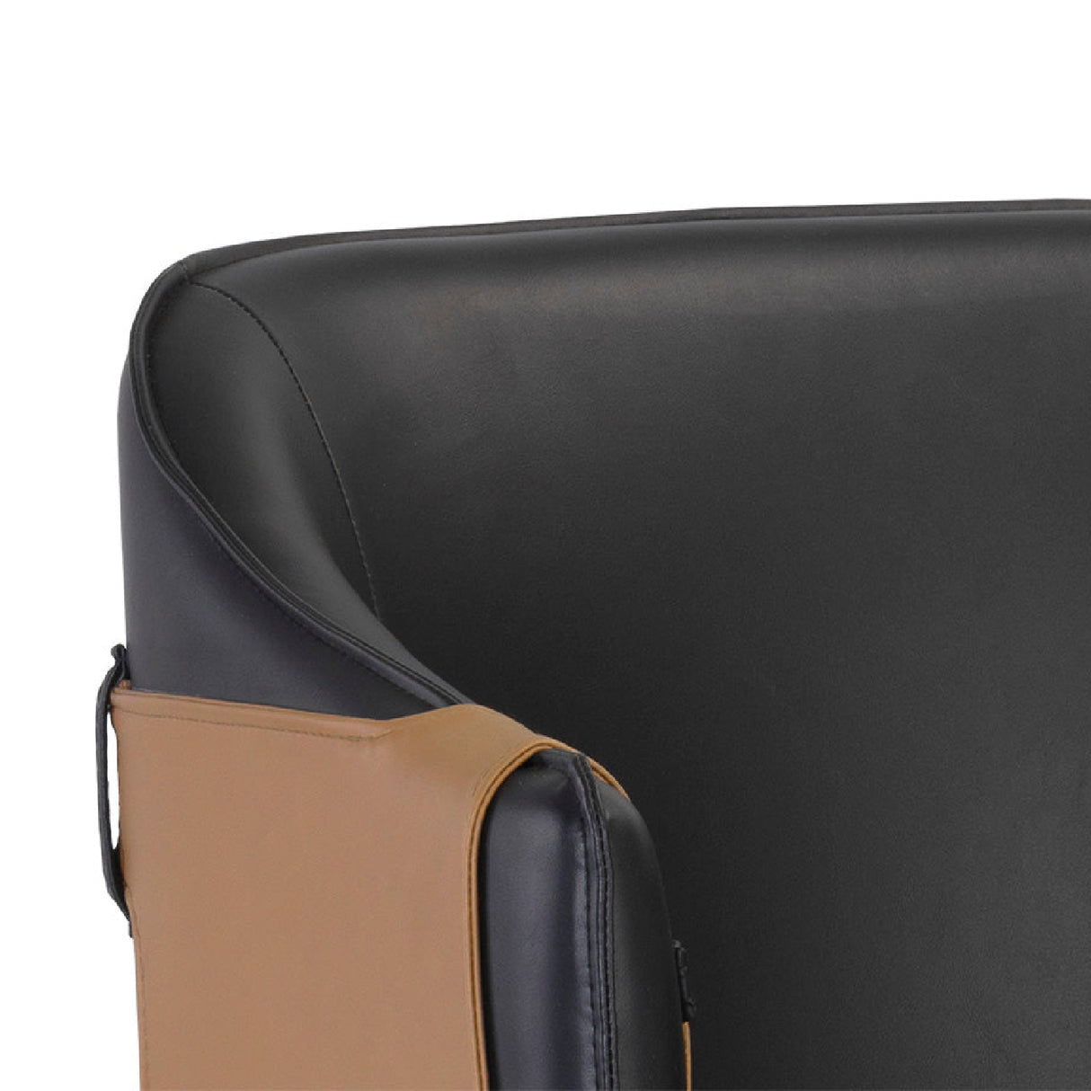 Modern European furniture - Two-Toned Leather Counter Stool - www.oroa.com | Oroa.com