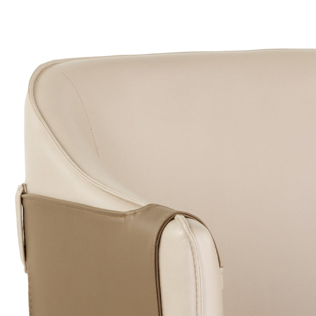 Modern European furniture - Two-Toned Leather Lounge Chair - www.oroa.com | Oroa.com