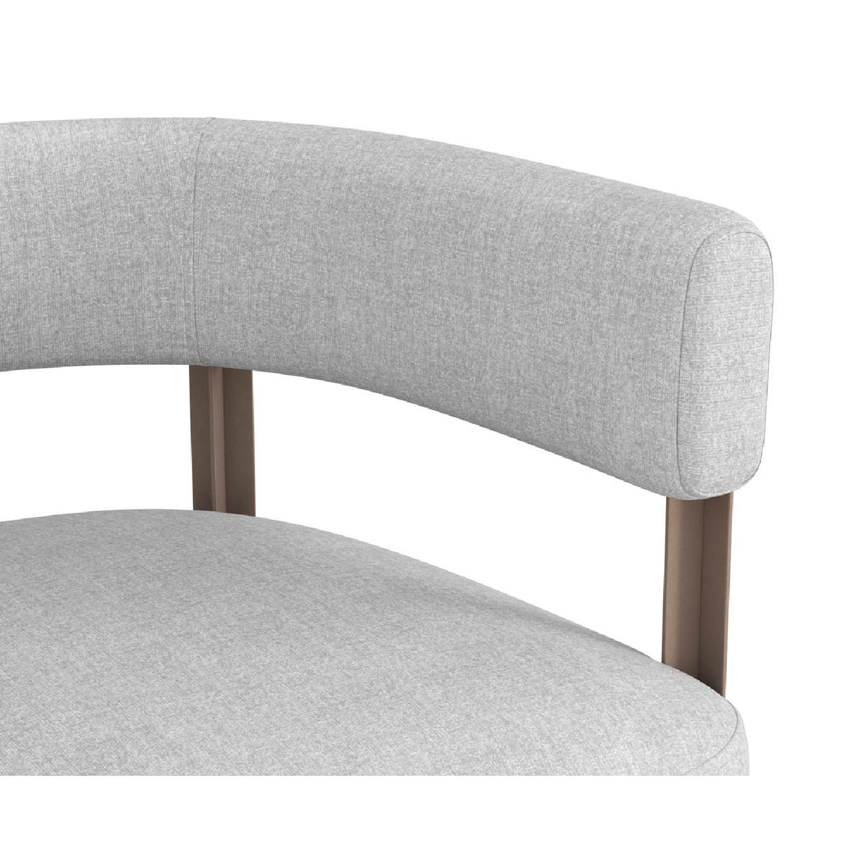 Modern European furniture - Curved Wood Frame Dining Armchair - www.oroa.com | Oroa.com