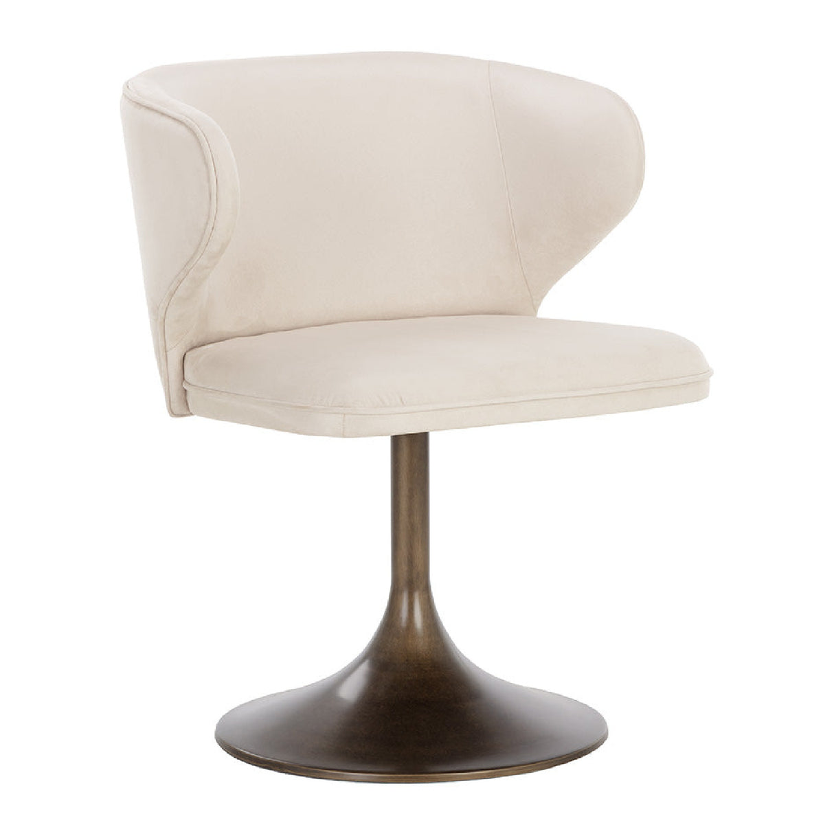 Modern European furniture - Pedestal Swivel Dining Chair - www.oroa.com | Oroa.com