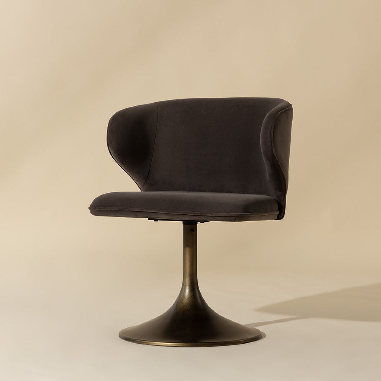 Modern European furniture - Pedestal Swivel Dining Chair - www.oroa.com | Oroa.com
