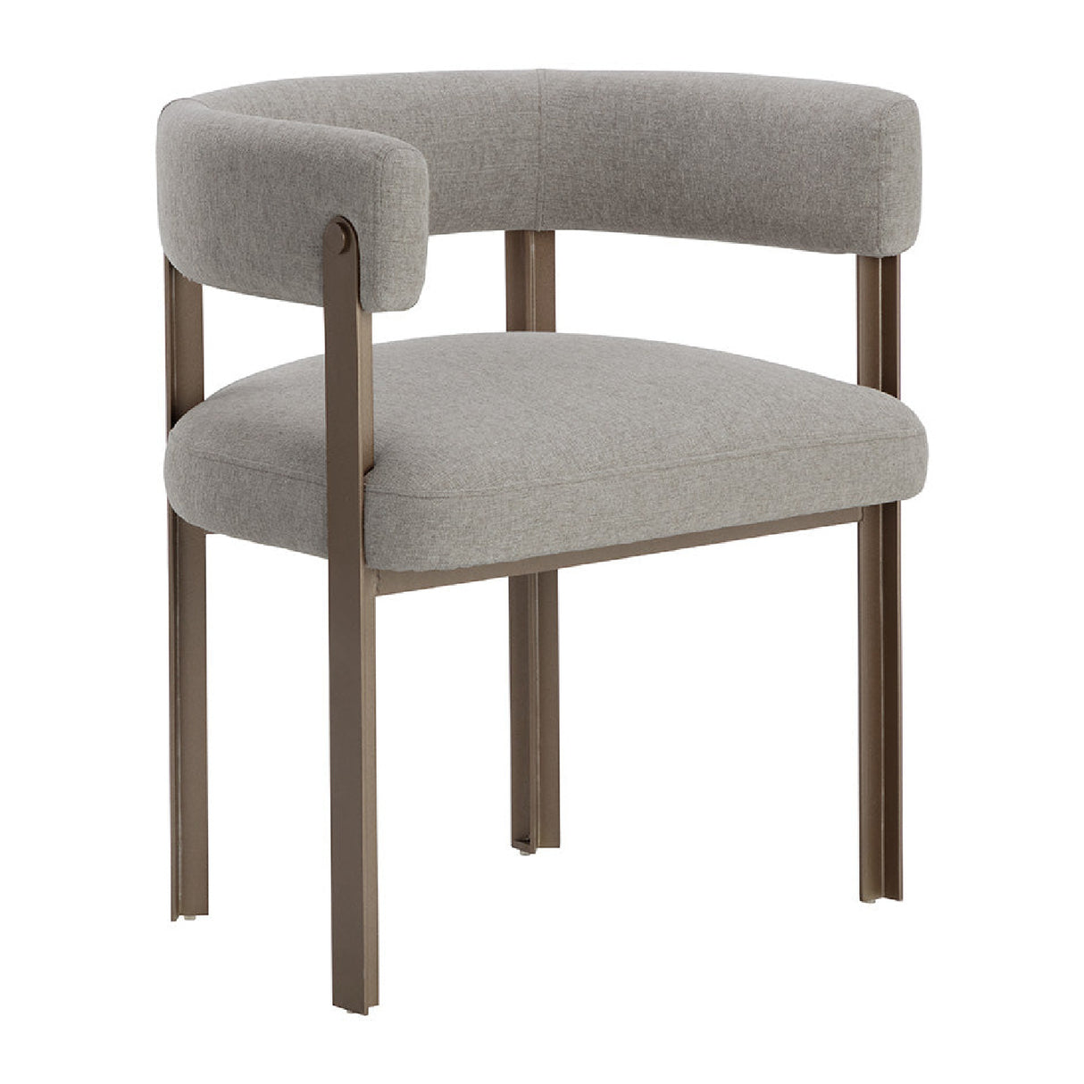 Modern European furniture - Curved Wood Frame Dining Armchair - www.oroa.com | Oroa.com