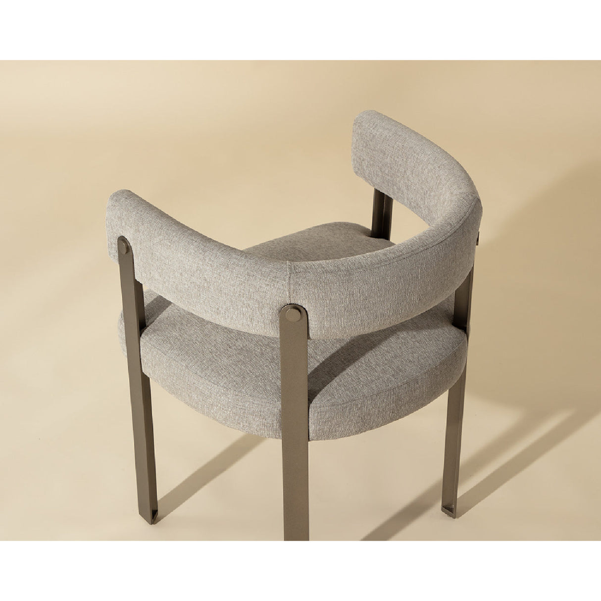 Modern European furniture - Curved Wood Frame Dining Armchair - www.oroa.com | Oroa.com