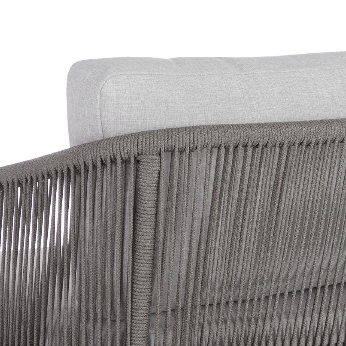 Modern European furniture - Gray Rope Outdoor Sofa - www.oroa.com | Oroa.com