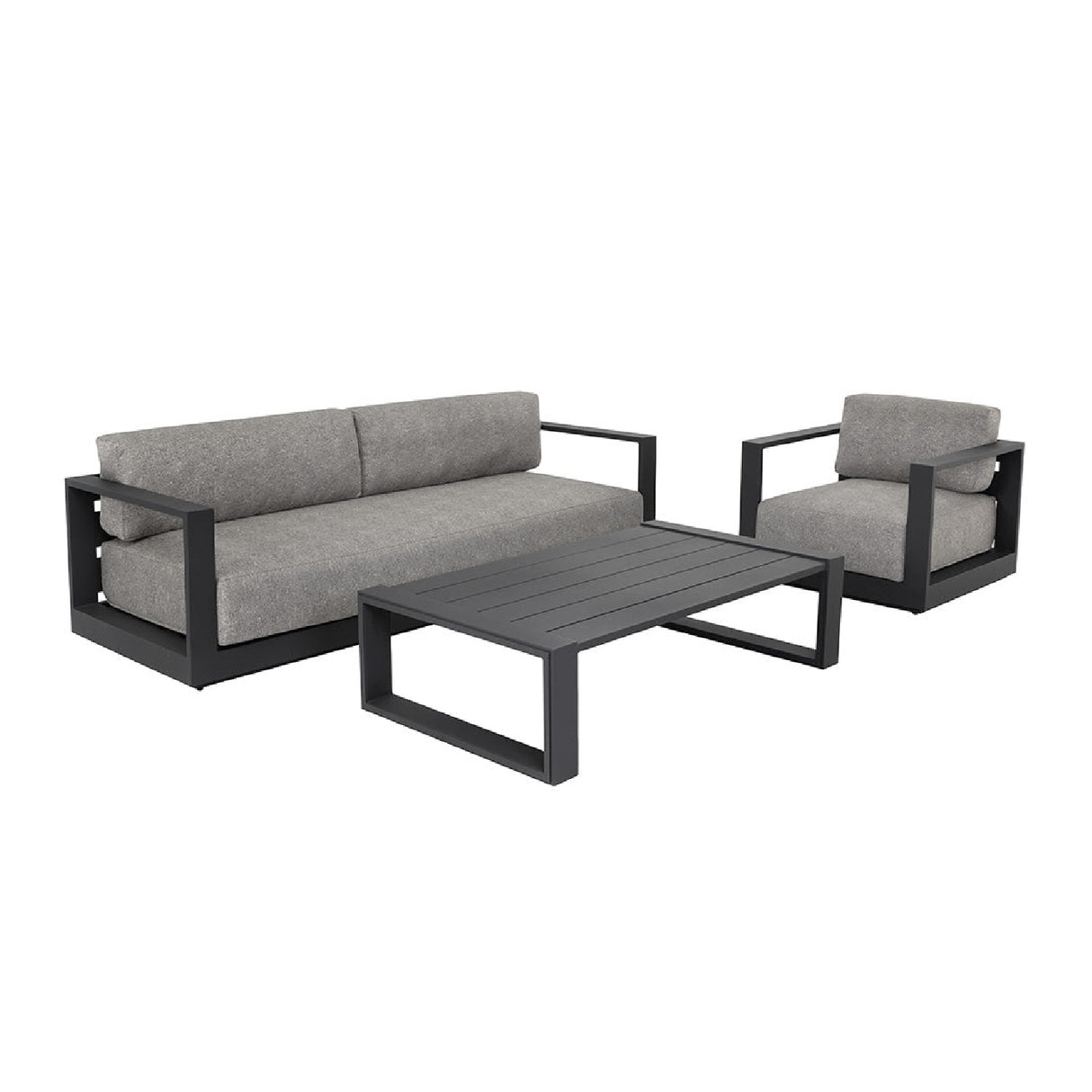Modern European furniture - Aluminum Framed Outdoor Lounge Armchair - www.oroa.com | Oroa.com