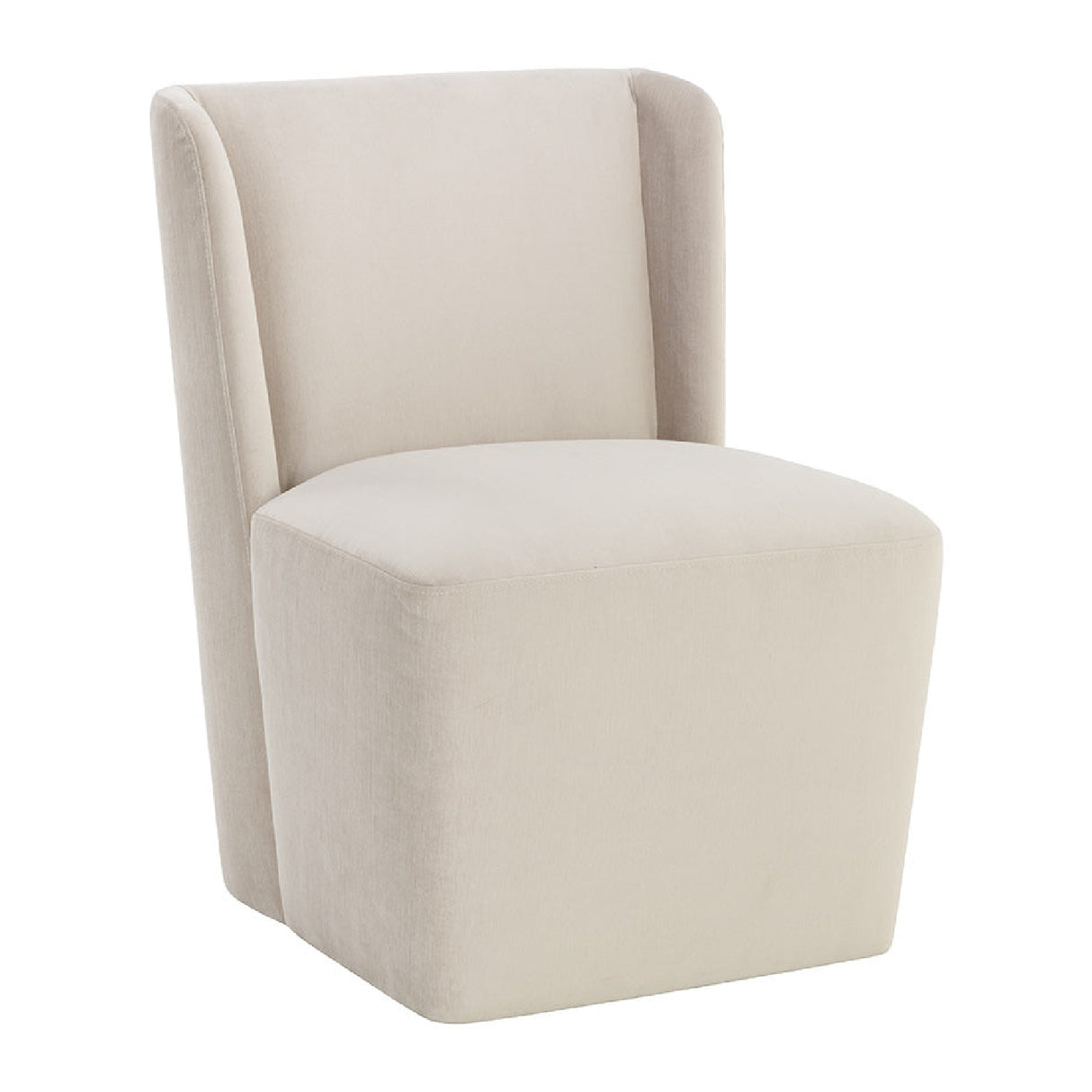 Modern European furniture - Upholstered Wheel Dining Chair - www.oroa.com | Oroa.com