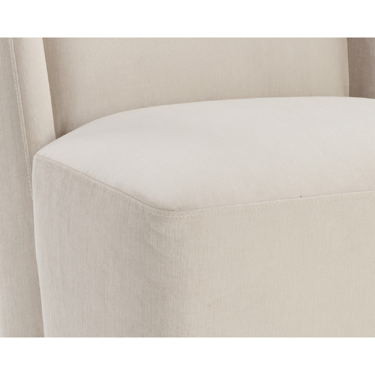 Modern European furniture - Upholstered Wheel Dining Chair - www.oroa.com | Oroa.com